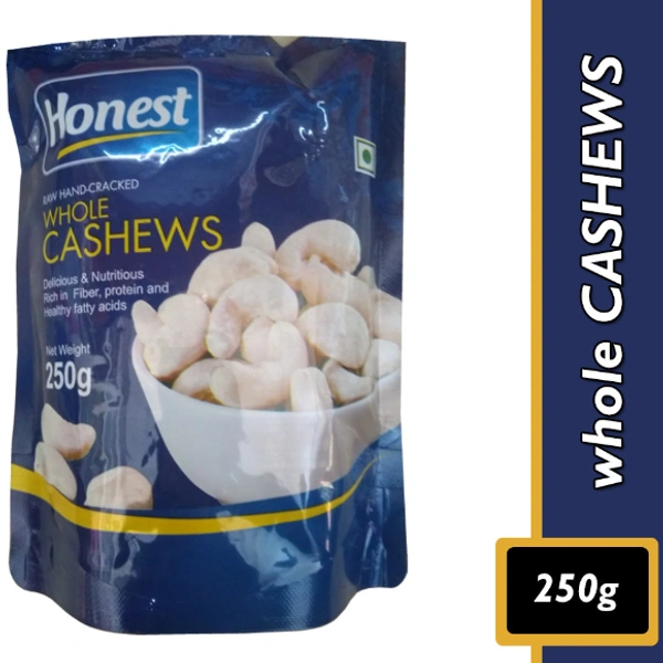 Honest whole Cashews /Kaju - 250gms